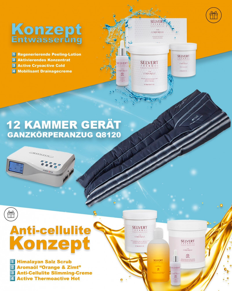 12 Kammer Gerät Q8120 Ganzkörperanzug, professionelles Gerät