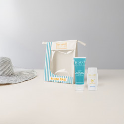 Sonnenschutz Summer Vibes (blaue Bikinitasche)