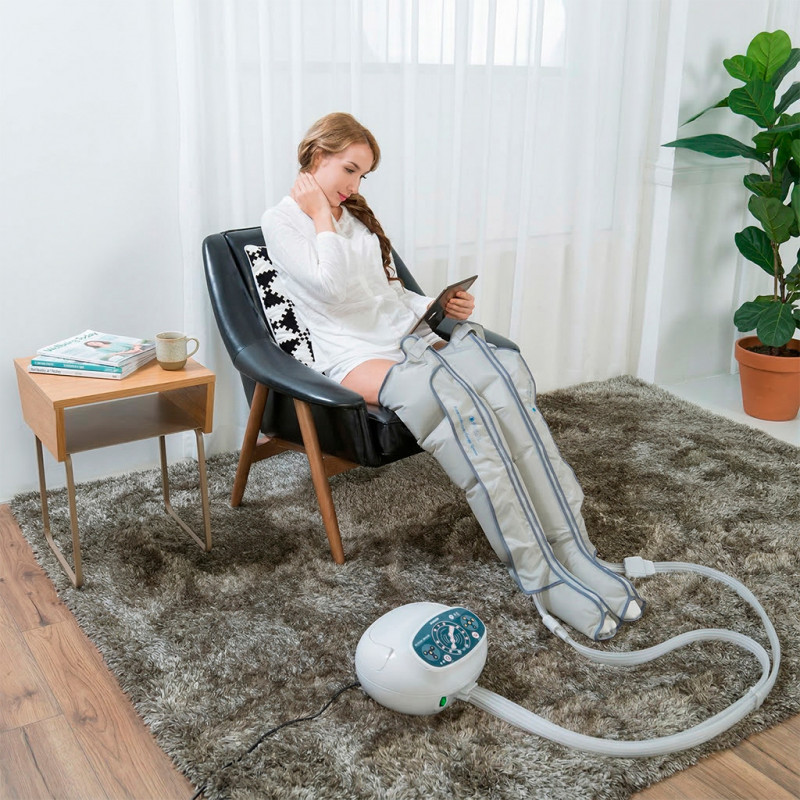 4 Kammer Lymphdrainage Heimgerät Q2200 mit Beinmanschetten