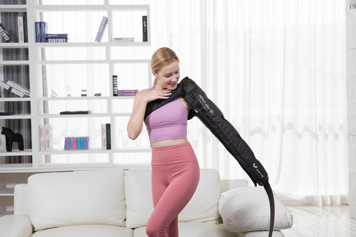 5 Kammer Lymphdrainage Gerät Gaponet 2 Beinmanschetten