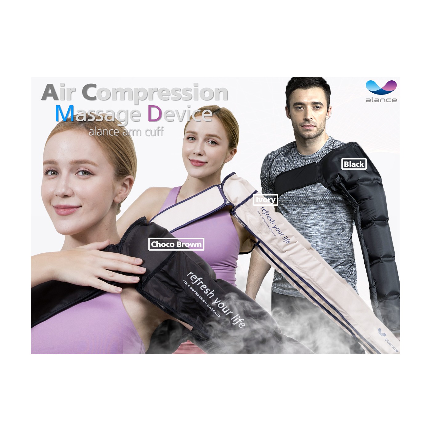 5 Kammer Lymphdrainage Gerät Gaponet mit Arm Manschette