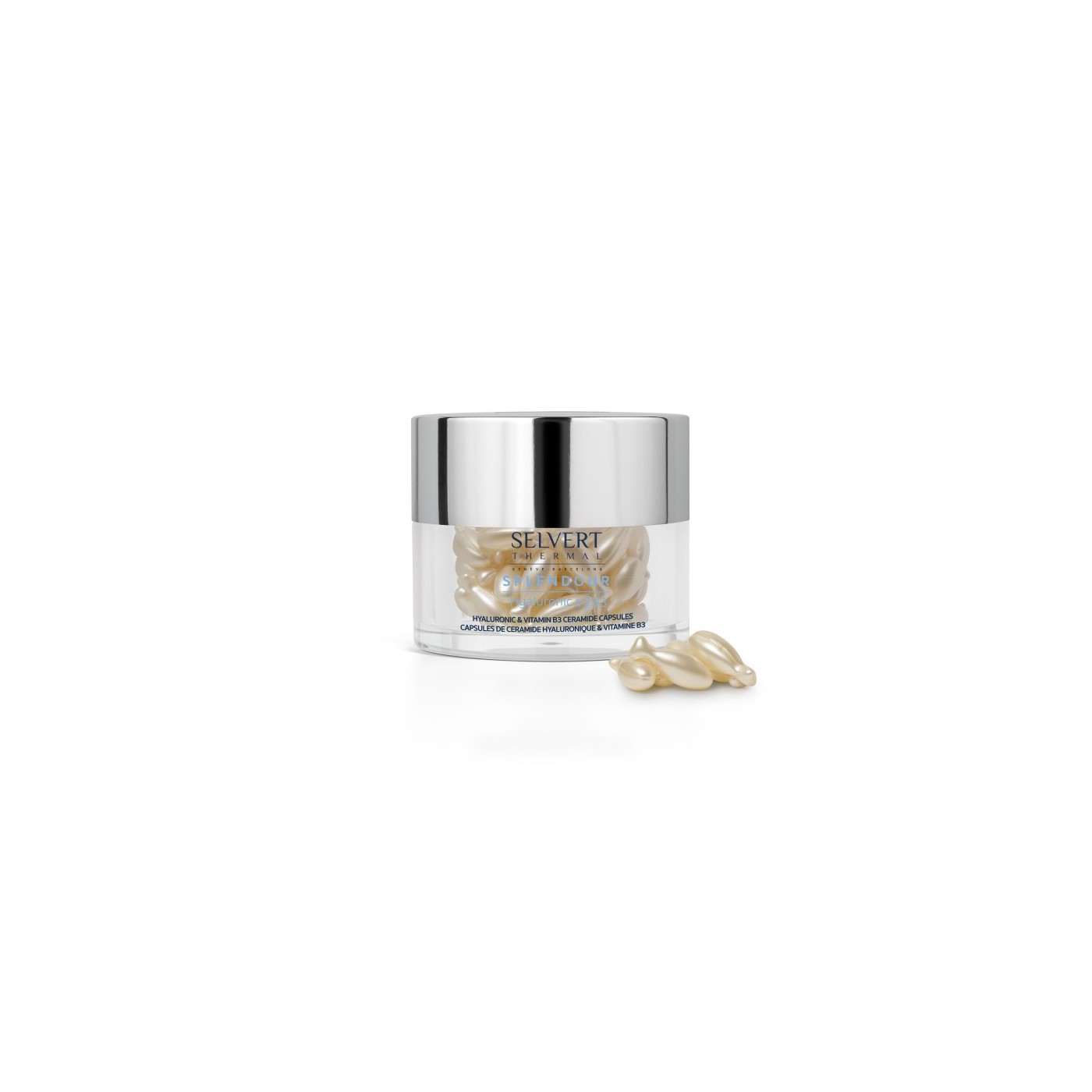 Hyaluronic & Vitamin B3 Ceramide Capsules, Ultra Concentrate Night Booster, 60 Kapseln